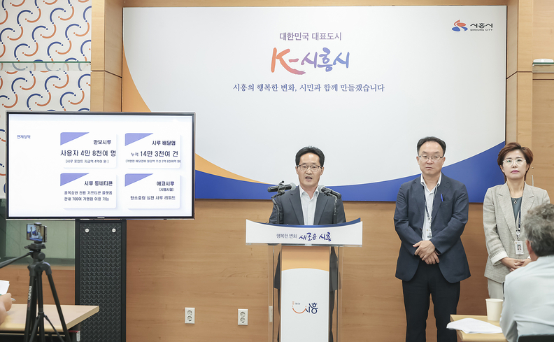 백종만 경제국장 '시흥화폐 시루 5주년, 성과와 계획_언론브리핑(사진제공=시흥시)