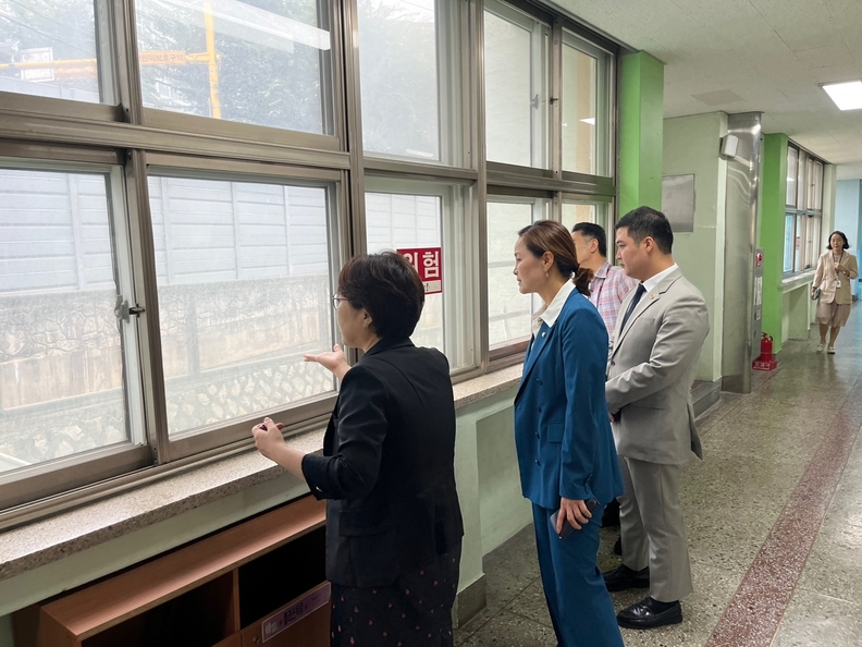 광덕초 간담회 현장(사진제공=임오경 의원실)