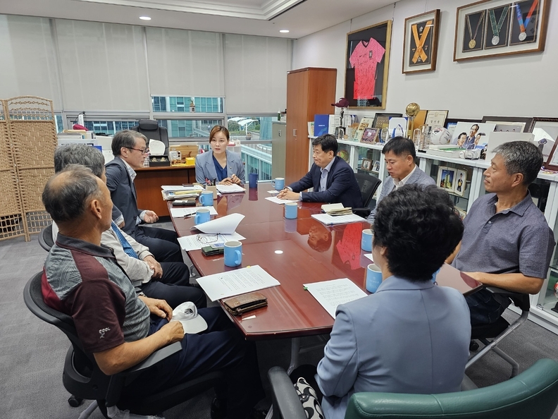 광명시흥지구 광명총주민대책위와 함께 국토부에 광명시흥3기신도시 조속한 보상 및 절차진행 촉구 (사진제공=임오경 의원실)