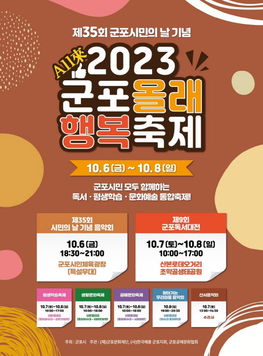 군포올래축제_포스터(제공=군포시)
