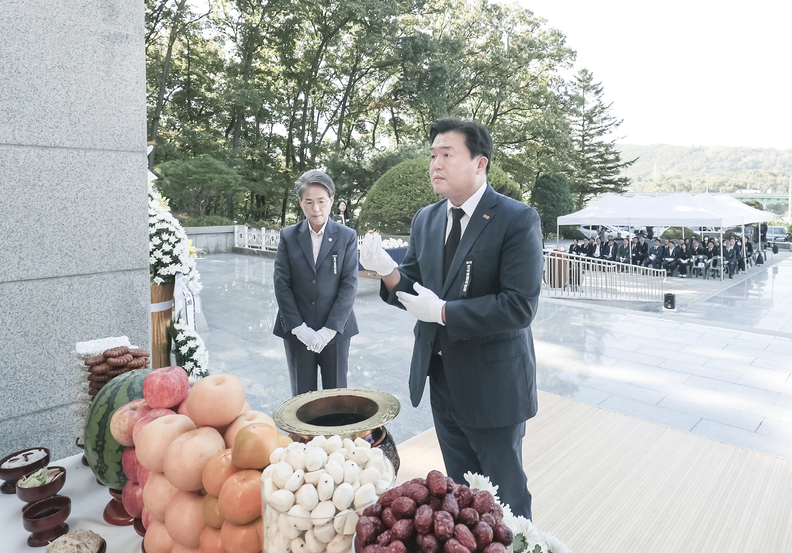 시흥시, 제1회 호국영령 위령제 거행(사진제공=시흥시)