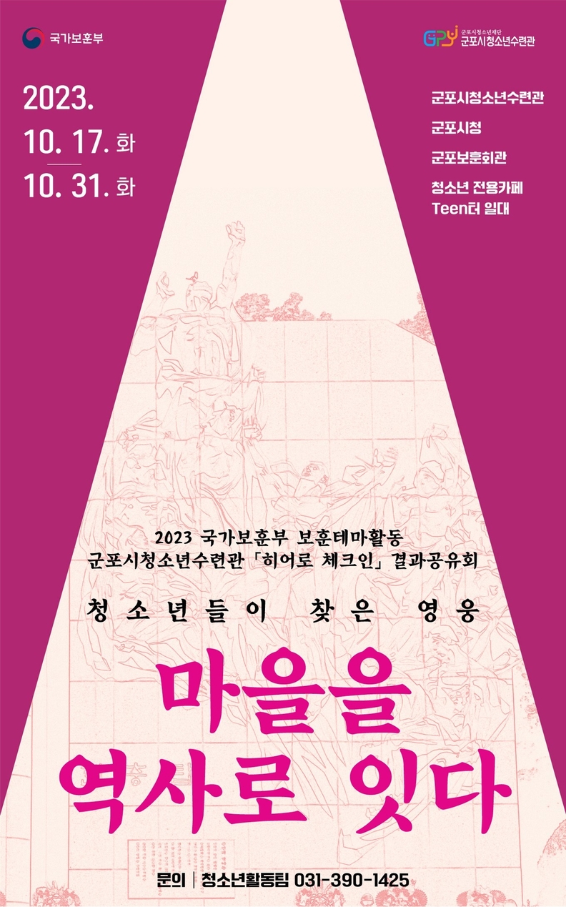 군포시청소년수련관 히어로 체크인 “마을을 역사로 잇다” 결과 공유회