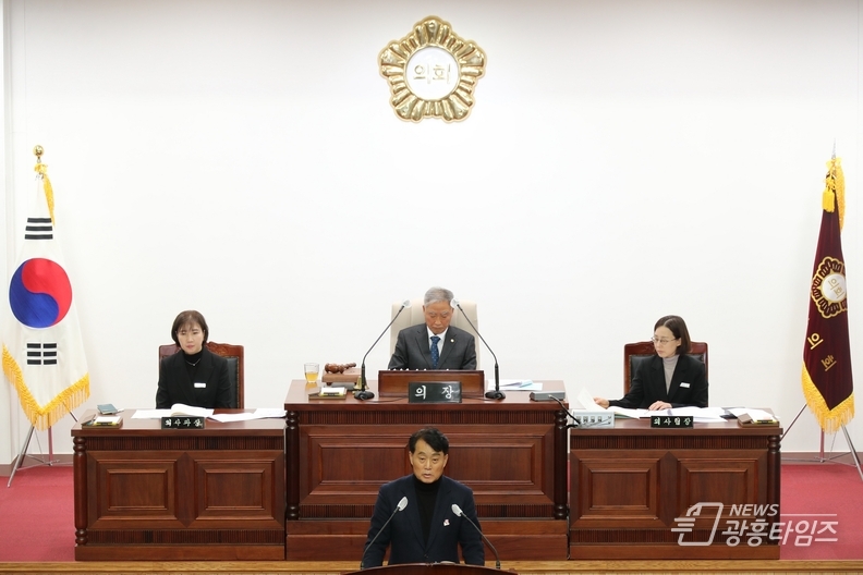 하은호 시장, 군포의회시정연설