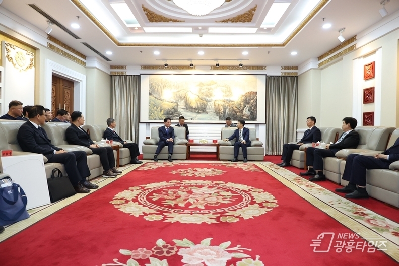 중국 안양시장 접견(24년4월22일)