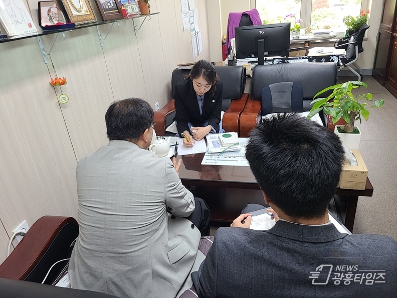 조지영 의원, 호성중학교 인근 전기버스 충전시설 및 차고지 건립 문제 해결 촉구