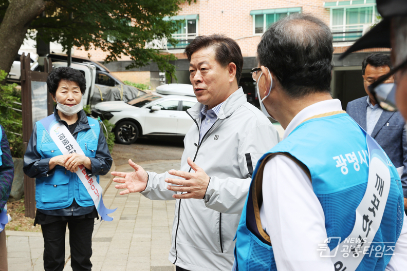 박승원 광명시장, 광명시니어클럽 일자리 현장 등 찾아 어르신과 소통