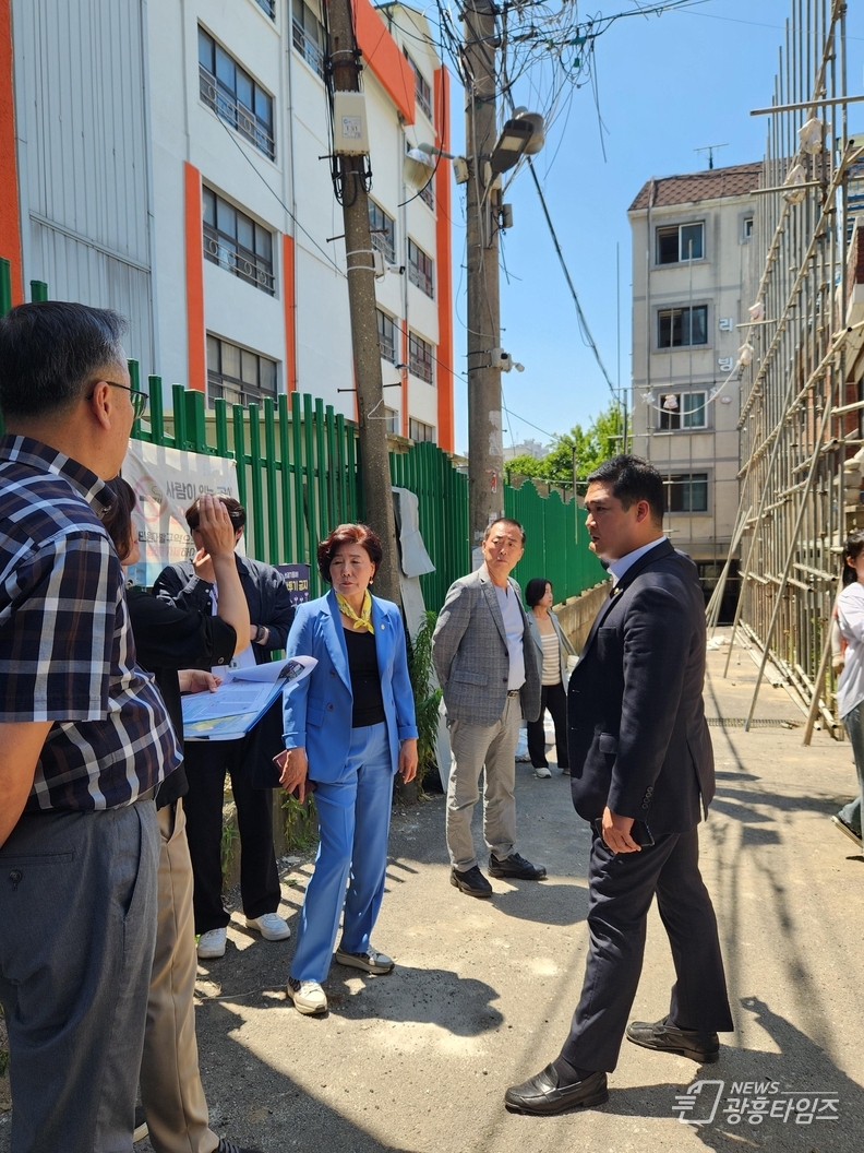 최민 경기도의원, 광명 11구역 주변 통행 문제 해결에 앞장서 