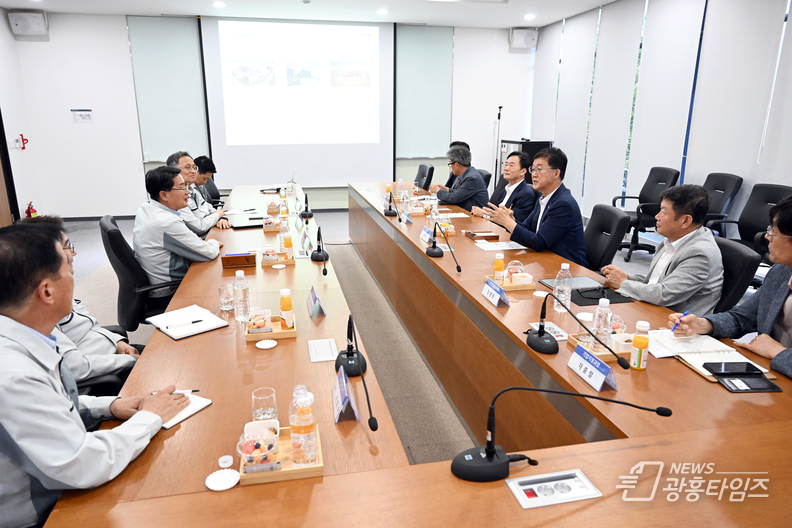 이민근 안산시장, 기업 SOS 이동 시장실 운영… 현장 애로사항 청취