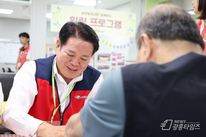 요양보호사 업무 체험_7월1일 만안노인주간보호센터