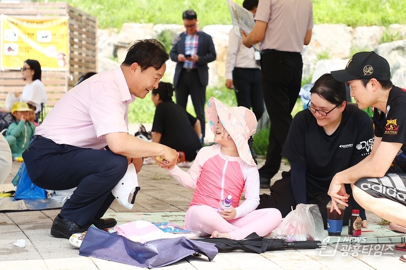 김성제 의왕시장, 물놀이시설 안전점검 나서