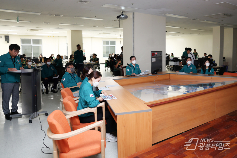 오산시의회 ‘2024 을지연습’참가 기관 격려 방문
