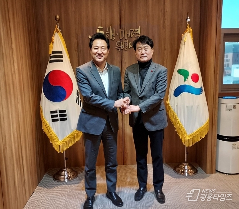 하은호·오세훈 만나 남부기술원협의