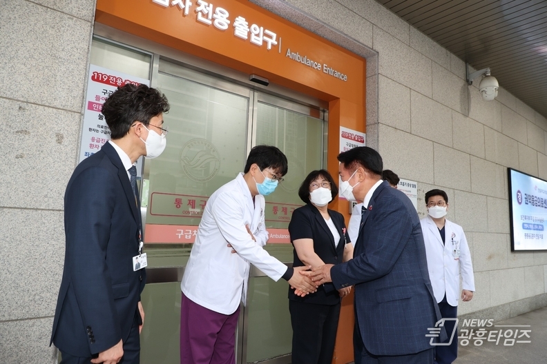 최대호 안양시장 한림대성신병원 방문 사진1(2024년 9월9일)