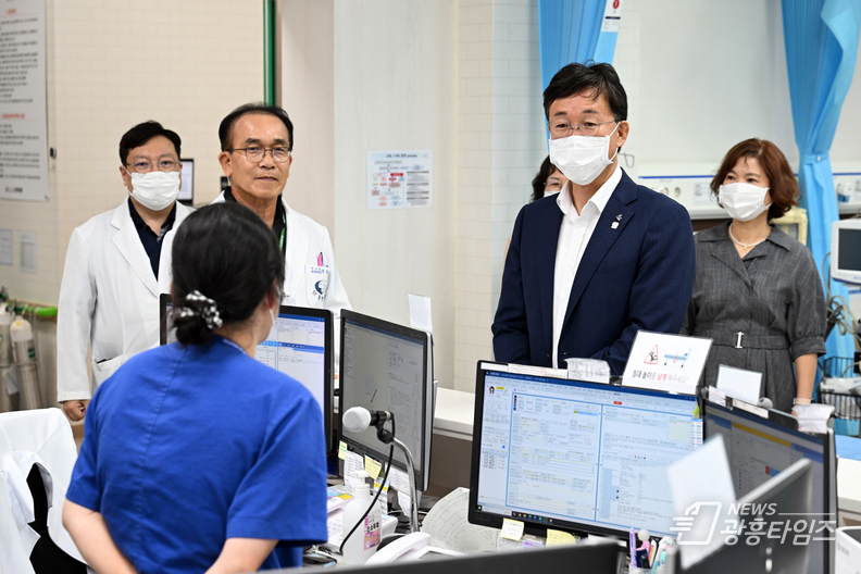 이민근 안산시장, 관내 응급의료기관 찾아 현장 의료진 격려_단원병원