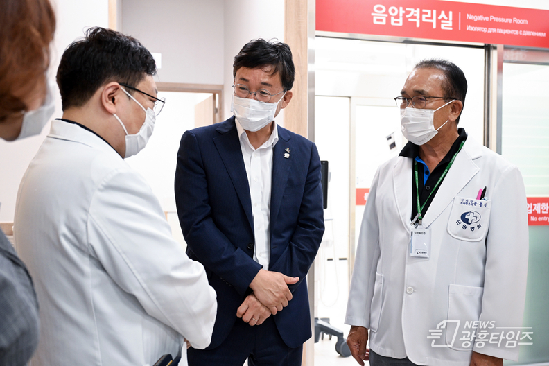 이민근 안산시장, 관내 응급의료기관 찾아 현장 의료진 격려_단원병원