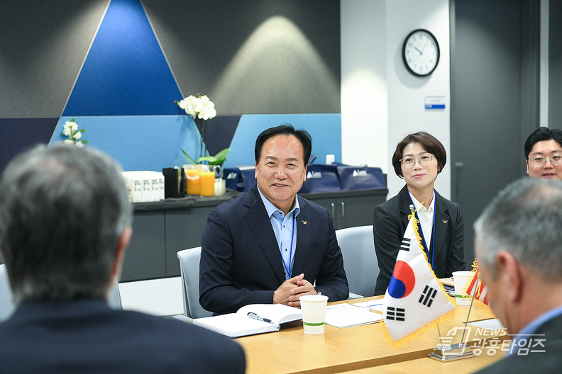 이권재 오산시장 램리서치 본사 방문
