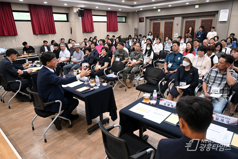 이민근 안산시장, 내년 예산 편성 전 25개 동 주민과의 대화 나서