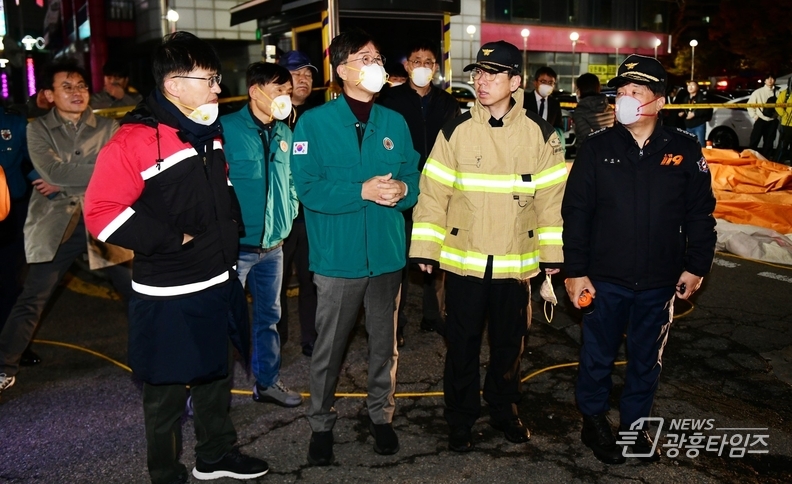 이민근 안산시장, 중앙동 화재 현장 긴급 점검…‘피해자 회복 총력’