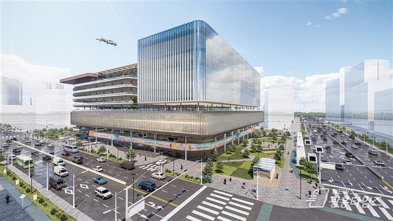 광명시흥 3기 신도시 내 설치될 미래형 환승센터 조감도
