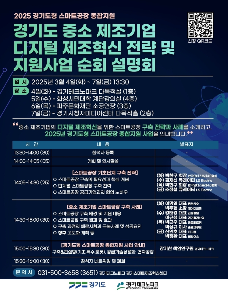 스마트공장 구축 및 컨설팅 지원 사업 참여 기업 모집