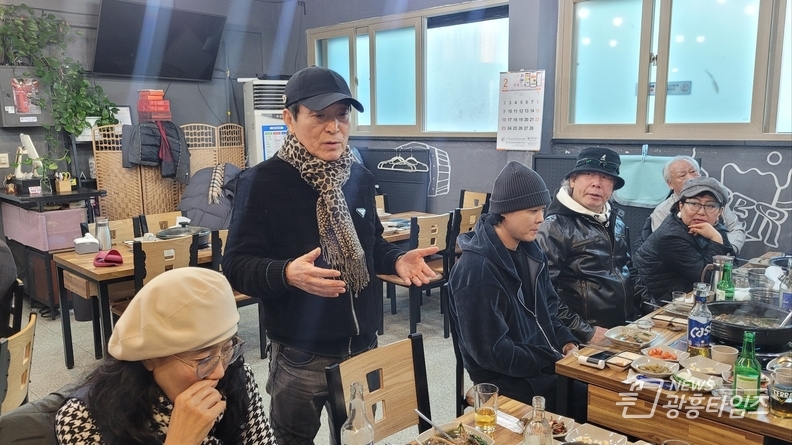 나기수 광명영화인협회장 인사말