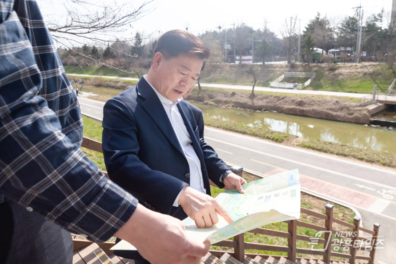 박승원 광명시장, 현장서 시민과의 약속 해답 찾아