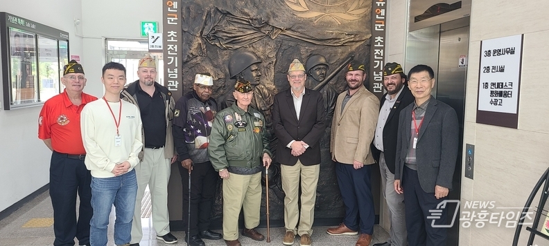 미국 해외참전용사협회(VFW), 한미동맹 상징 오산시 유엔군 초전기념관 방문