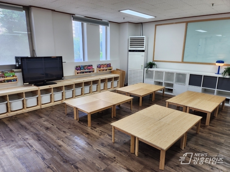 집단지도실 공사 후 모습