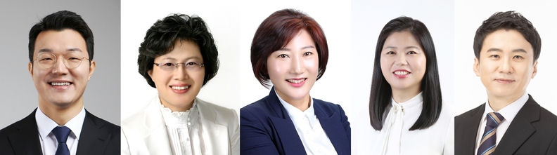 좌측부터_최진호, 박은경, 현옥순, 박은정, 송바우나 의원
