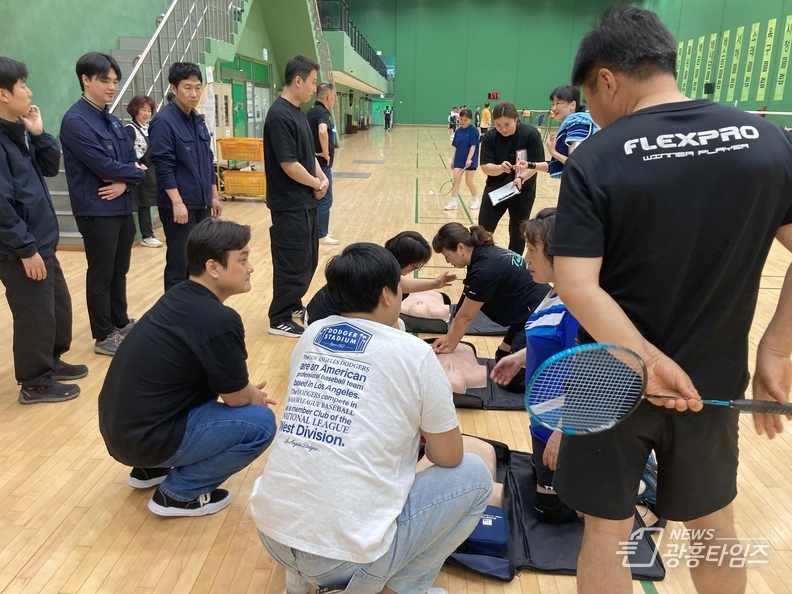 시흥도시공사, 생명 구조 골든타임 대비 심폐소생술 교육 실시