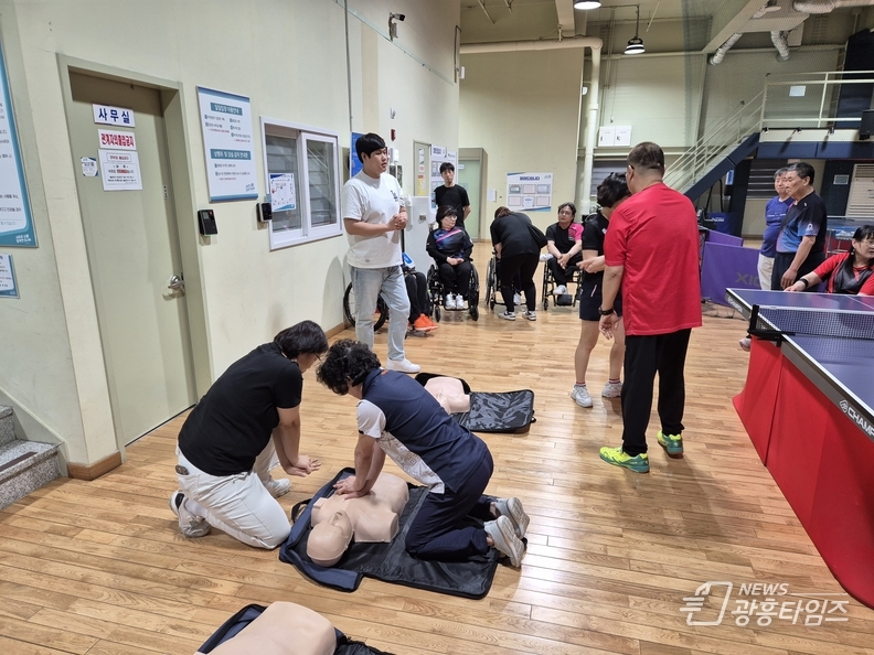 시흥도시공사, 생명 구조 골든타임 대비 심폐소생술 교육 실시