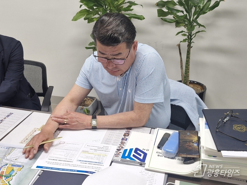 유종상 의원, 광명시흥 도시첨단산업단지 내 공공형 지식산업센터 건립 관련 등 업무보고 받아 