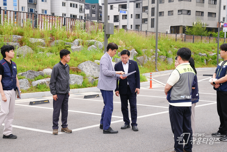 시흥도시공사, 우기철 재난재해 대비 CEO 특별 안전점검 실시