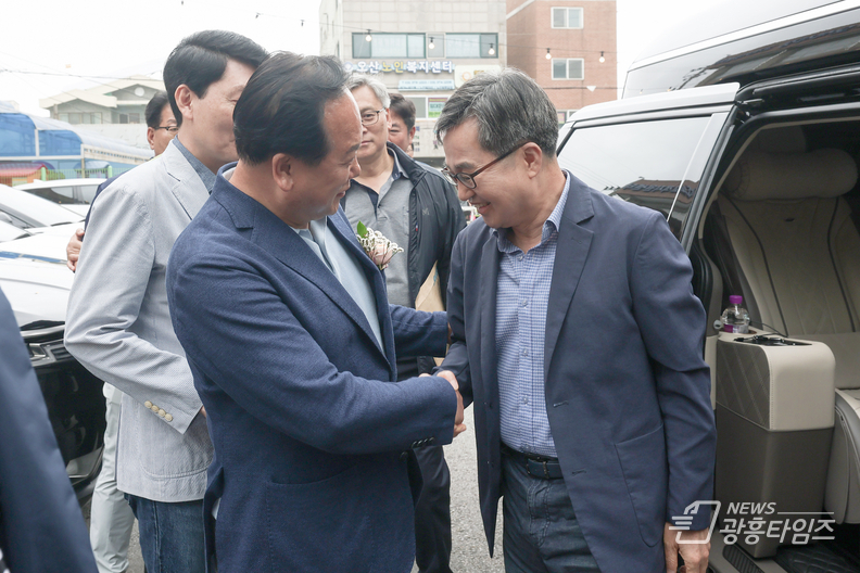 이권재 오산시장, 김동연 경기도지사 만나 경기도 특별조정교부금 지원 건의