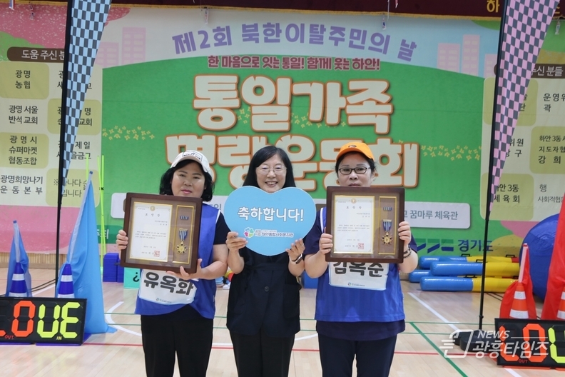 시장상 2명(유옥화, 김옥순)