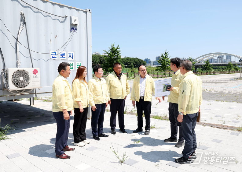 광명시의회, 여름철 재해 취약시설 현장점검 