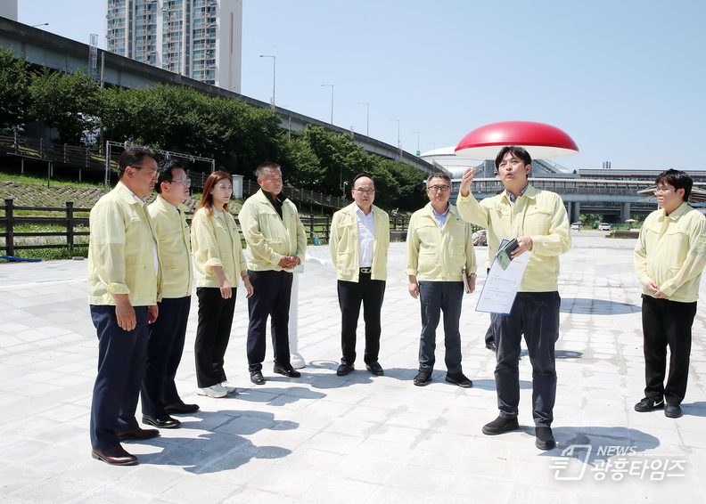 광명시의회, 여름철 재해 취약시설 현장점검 