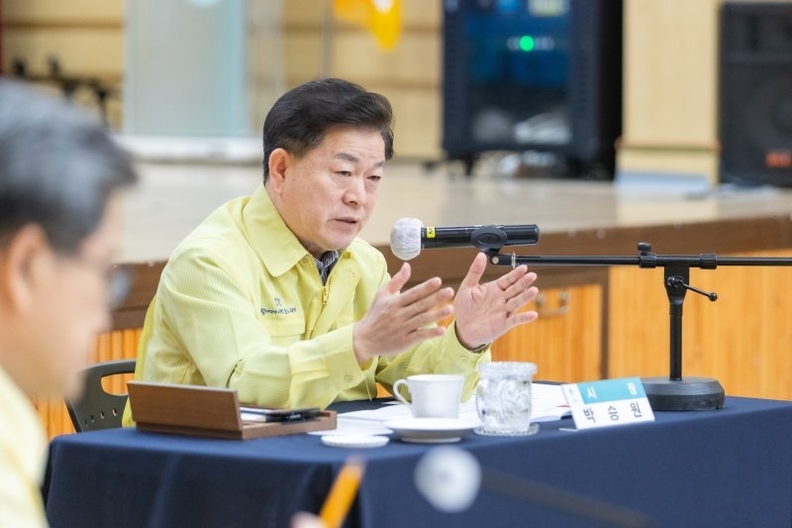 박승원 광명시장, 포스코이앤씨 감전사고 관련 강력한 경고