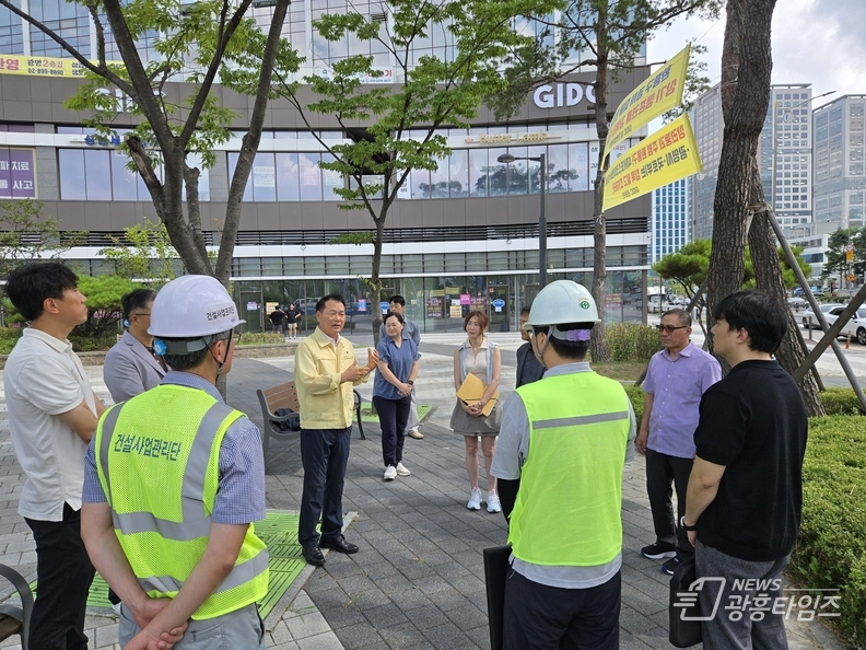 안성환의원, 신안산선 7번 환기구로 인한 상인들의 고충을 대변하다