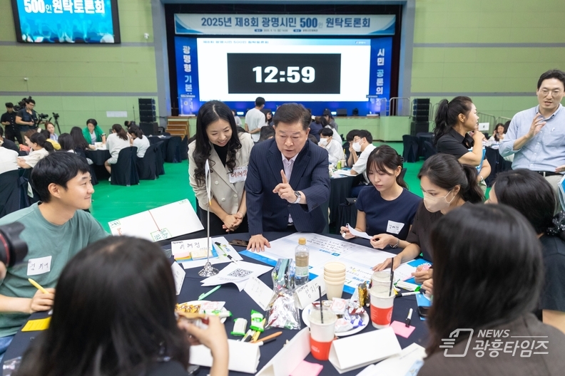 광명시, 시민 500명과 함께 그린 ‘기본사회'