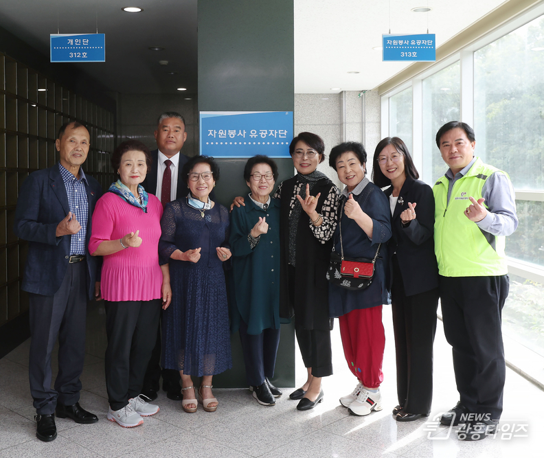 광명시의회 이재한 의원, 전국 최초 ‘자원봉사 유공자단’ 제막식 참석