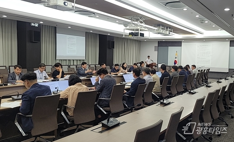 지난 상반기에 진행된 신속집행 회의 모습