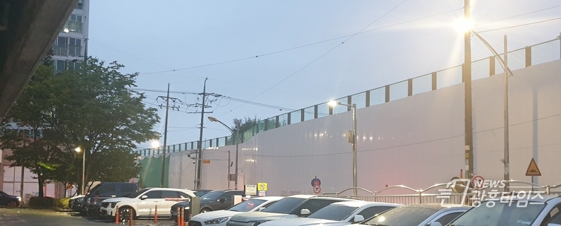 국민체육센터 부설 주차장 LED 조명 설치