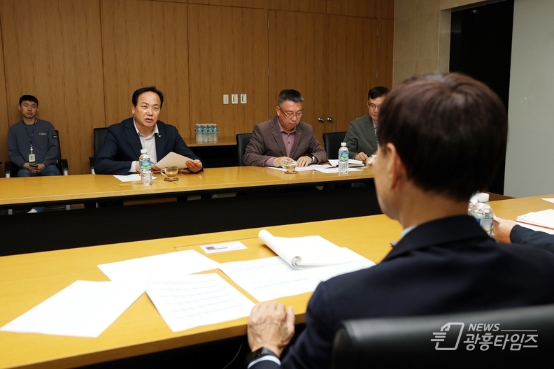 오산시, 지역난방 요금 인하 위해 DS파워 방문