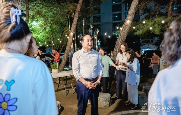 오산시, 아파트 야간경관 밝히다!