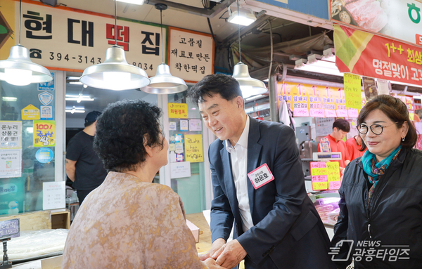 하은호 군포시장, 추석 명절 앞두고 관내 전통시장 방문!