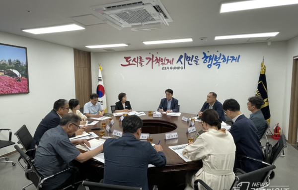 하은호 군포시장, 난방비 인하 위해 GS파워와 협상나서!