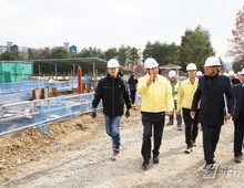 최대호 안양시장, '청계통합정수장 고도정수처리시설' 준공 앞두고 현장 점검!