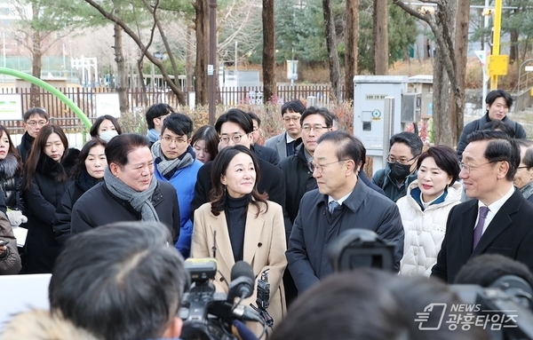 최대호 안양시장, 국토부장관과 평촌신도시 선도지구 현장점검!