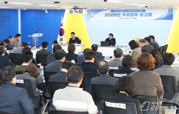 안양시, 2026년 주요업무 보고회 개최…AI선도・민생안정 등 논의!
